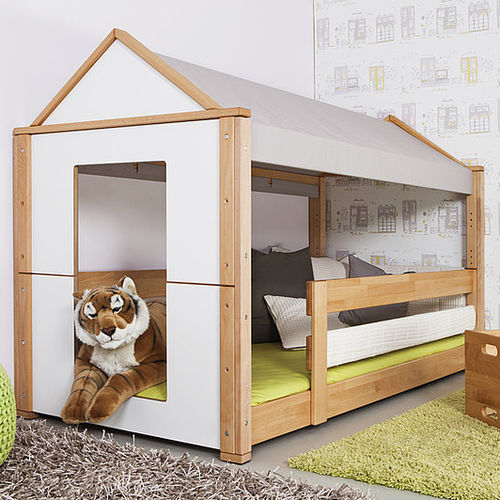 Lit cabane - DEBE.DELITE : ROOM 01 - de Breuyn Möbel GmbH - simple / contemporain / pour enfant