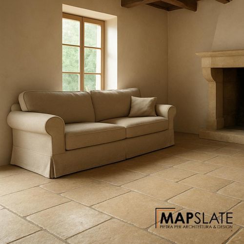 Dallage en pierre naturelle - COTTAGE YELLOW  - MAP Slate Srl - d'intérieur / de salon / pour entrée
