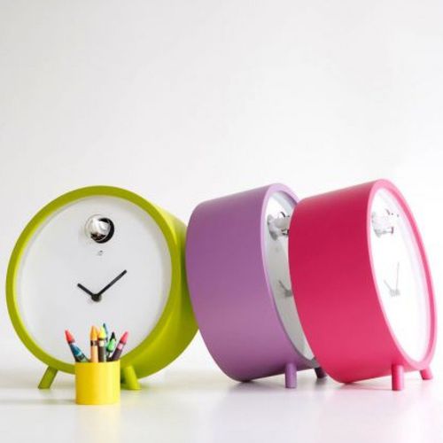 Horloge contemporaine - PLEX LED  - DIAMANTINI & DOMENICONI - de table / analogique / en méthacrylate