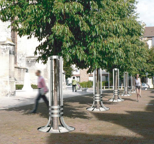 Corset d'arbre en acier - ARBOL - Design espaces