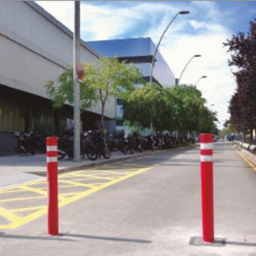 Potelet de protection - Baliza Ref - Sabacaucho - en élastomère / haut / réfléchissant