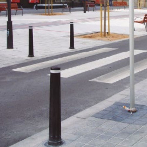 Potelet de protection - KRETA® - Sabacaucho - bi-élastomère / haut / réfléchissant