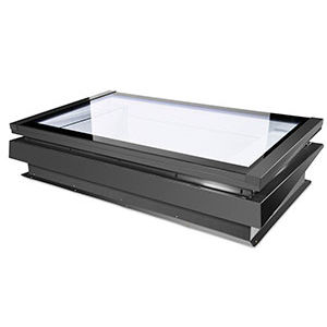 Lanterneau pour vitrage - AOV - VITRAL - de désenfumage / pour ventilation / avec costière