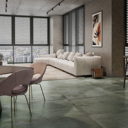 Carrelage en porcelaine - VILLA - Ceramicas Gala - poli / d'intérieur / de salon