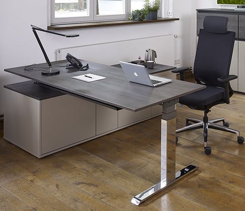 Bureau de direction - ACTIVE - Febrü Büromöbel GmbH - contemporain / en placage de bois / en mélaminé