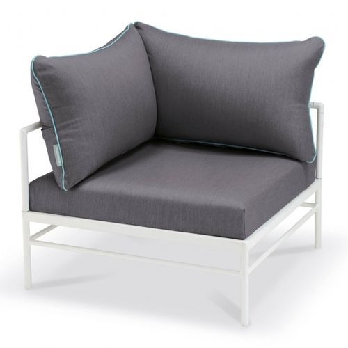 Fauteuil d'angle - RIVAGE - VLAEMYNCK - contemporain / en Batyline® / en aluminium extrudé
