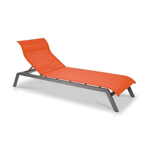 Bain de soleil contemporain - MAUI - VLAEMYNCK - en Batyline® / en aluminium / en aluminium laqué