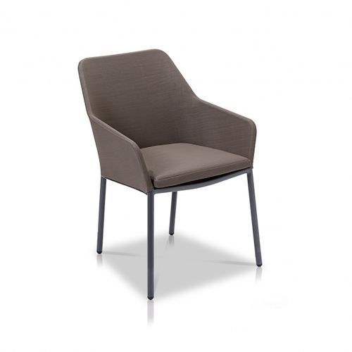 Chaise de restaurant contemporaine - SAN JOSE  - VLAEMYNCK - d'extérieur / d'intérieur / en tissu
