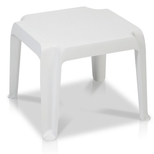 Table d'appoint contemporaine - CARLA - VLAEMYNCK - en polypropylène / avec piètement en polypropylène / carrée