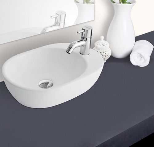 Vasque à poser - HINDWARE ITALIAN: BARCA  - HSIL Limited (Hindware) - en porcelaine / ovale / contemporaine