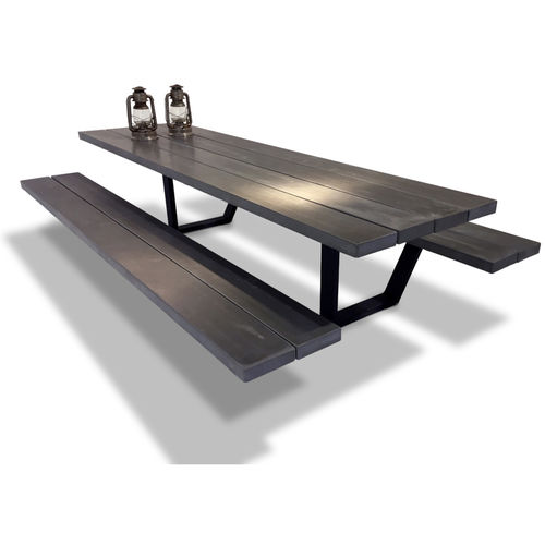 Table de pique-nique contemporaine - CASSECROUTE - Cassecroute - en béton / rectangulaire / pour espace public