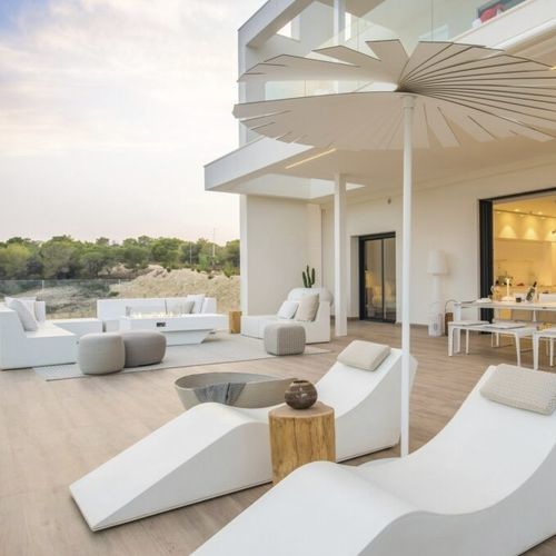 Bain de soleil contemporain - S - SIXINCH Furniture - Design - Foamcoating - en mousse haute densité / professionnel / beige