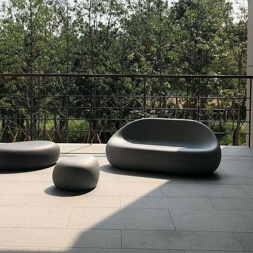 Canapé contemporain - STEEN - SIXINCH Furniture - Design - Foamcoating - d'extérieur / en mousse haute densité / sans accoudoirs