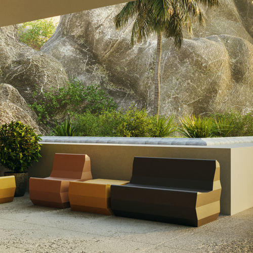 Canapé contemporain - Crushed  - SIXINCH Furniture - Design - Foamcoating - d'extérieur / en mousse haute densité / sans accoudoirs