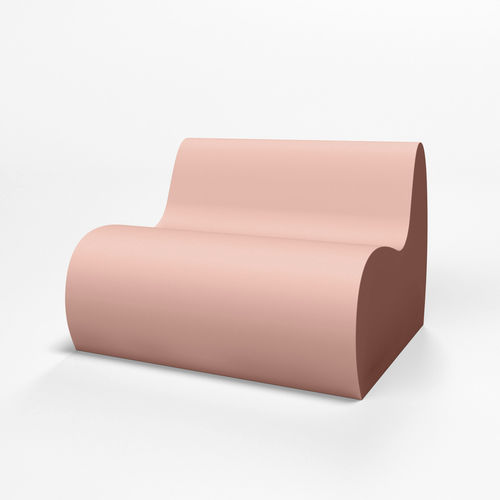 Canapé contemporain - S1 - SIXINCH Furniture - Design - Foamcoating - d'extérieur / en mousse haute densité / noir
