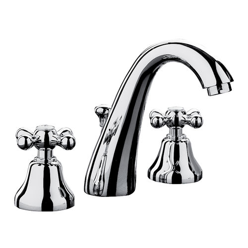 Mitigeur de vasque - 15501 - Bongio - à poser / en métal chromé / 3 trous