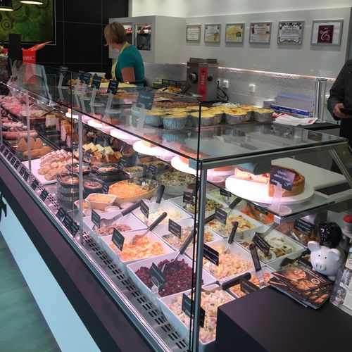 Vitrine réfrigérée comptoir - BOUCHERIE FESSARD - OCF - pour commerce / avec éclairage