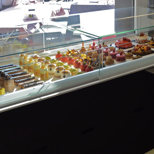Vitrine réfrigérée comptoir - CHRISTOPHE ROUSSEL - OCF - pour pâtisserie / pour chocolats