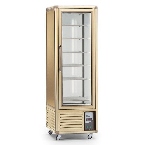 Vitrine réfrigérée armoire - ECO DISPLAY 400 GBT - TECFRIGO SPA  - pour commerce / avec éclairage / sur roulettes