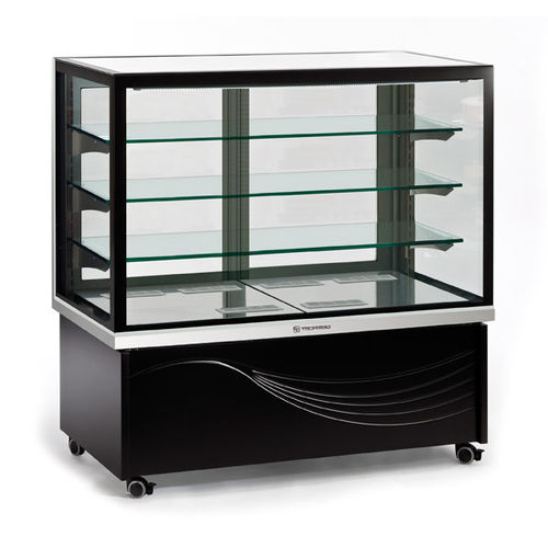 Vitrine réfrigérée îlot - KARINA 136 BTQ BIS - TECFRIGO SPA  - pour pâtisserie / avec éclairage / sur roulettes