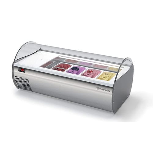 Vitrine réfrigérée comptoir - MICROGEL 2 - TECFRIGO SPA  - pour commerce / à glaces