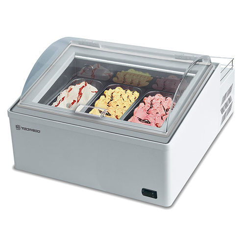 Vitrine réfrigérée à poser - ICE POINT 3 - TECFRIGO SPA  - pour commerce / avec éclairage / à glaces