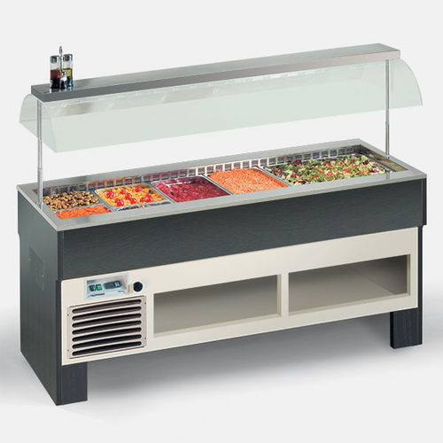 Buffet réfrigéré central - PROXIMA 6 M - TECFRIGO SPA  - pour restaurant
