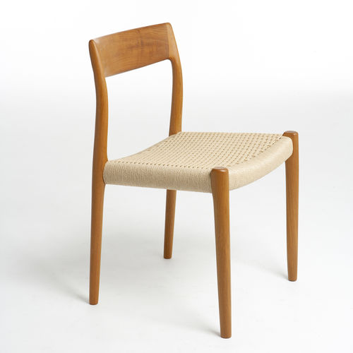 Chaise design scandinave - 1958 - paere dansk - d'intérieur / en chêne / en teck