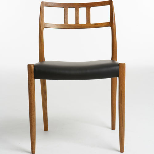 Chaise design scandinave - 1966 - paere dansk - d'intérieur / en chêne / en teck