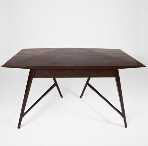 Bureau design scandinave - STEALTHIER - paere dansk - en bois massif / en wengé / 4 pieds