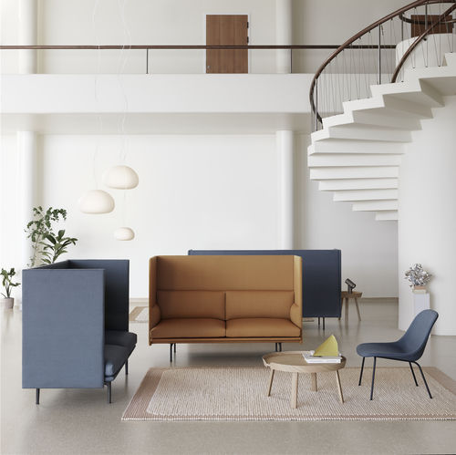 Canapé contemporain - OUTLINE - Muuto - en tissu / en cuir / en mousse