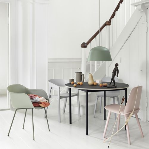 Table design scandinave - BASE - Muuto - en contreplaqué / en aluminium / en aluminium extrudé