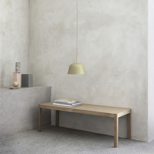Table basse classique - WORKSHOP - Muuto - en bois / avec piètement en bois / rectangulaire