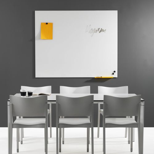 Tableau magnétique - MAGVISION - ABSTRACTA - blanc / mural / en verre