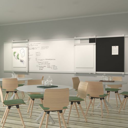 Tableau magnétique - VIP - ABSTRACTA - noir / mural / en aluminium