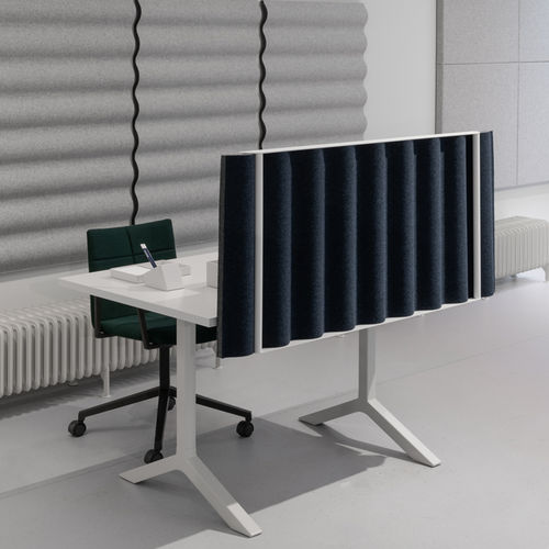 Séparateur de bureau sur bureau - SCALA - ABSTRACTA - en tissu / insonorisé