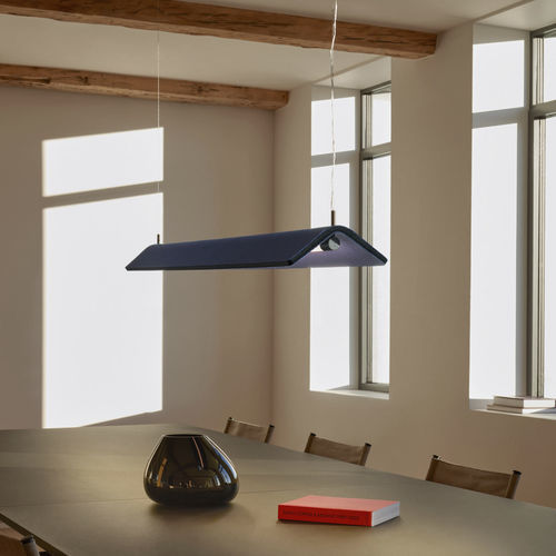 Lampe acoustique - VIKA - ABSTRACTA - suspension / en fil de métal / en tissu