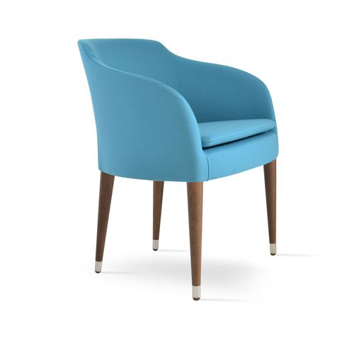 Chaise contemporaine - BUCA - sohoConcept - d'intérieur / en laine / en cuir