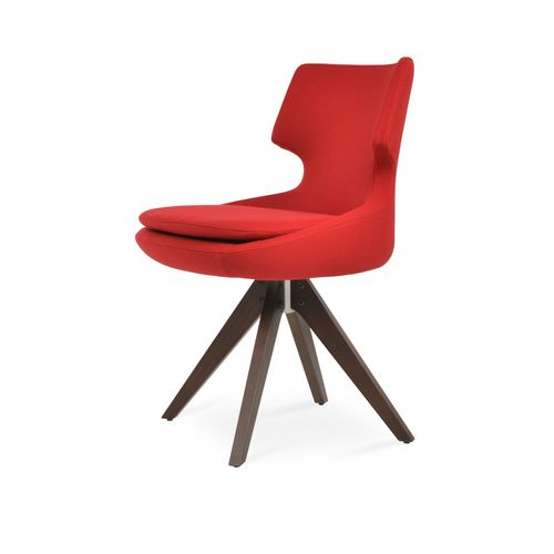 Chaise de salle à manger contemporaine - PATARA - sohoConcept - d'intérieur / en tissu / en cuir