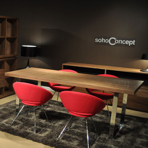 Table à manger contemporaine - BOSHPORUS - sohoConcept - en chêne / en noyer / en MDF
