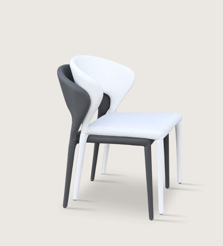 Chaise de restaurant contemporaine - PRADA - sohoConcept - en acier / tapissée / empilable