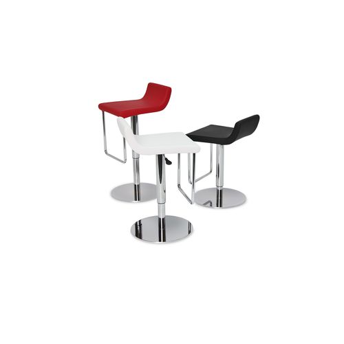 Tabouret de bar contemporain - DUBLIN - sohoConcept - en cuir / en textile / pivotant
