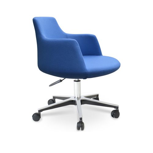 Chaise de bureau contemporaine - DERVISH - sohoConcept - en tissu / en cuir / réglable