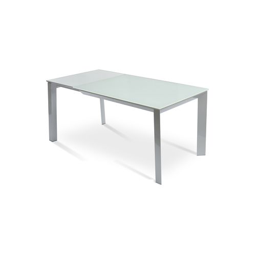 Table à manger contemporaine - MILANO - sohoConcept - en verre trempé / en métal / rectangulaire