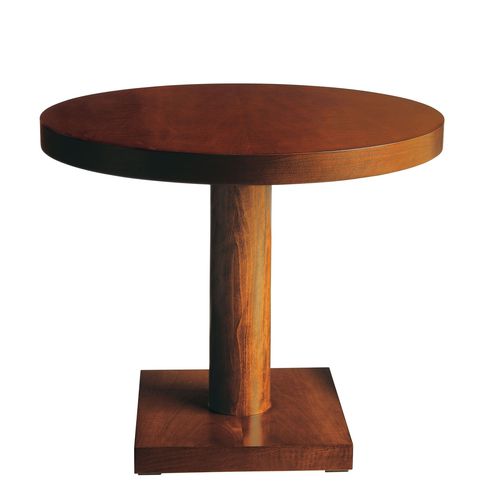 Guéridon contemporain - T-707 - ArtesMoble - en hêtre / en noyer / avec piètement en hêtre