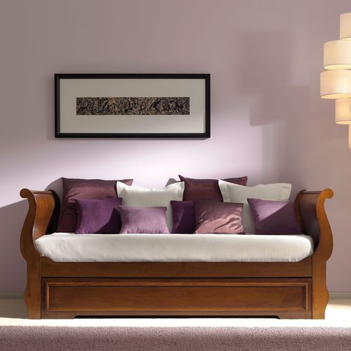 Lit gigogne - T-298 - ArtesMoble - simple / de style victorien / en noyer