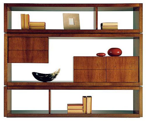 Étagère modulable - T-745BT7442 - ArtesMoble - haute / contemporaine / en noyer