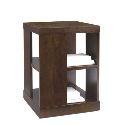 Table d'appoint contemporaine - T-842 - ArtesMoble - en noyer / en hêtre / avec piètement en hêtre