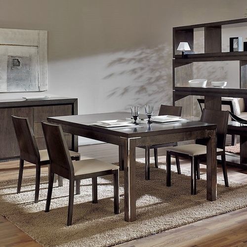 Table à manger contemporaine - T-736 - ArtesMoble - en noyer / en hêtre / avec piètement en bois