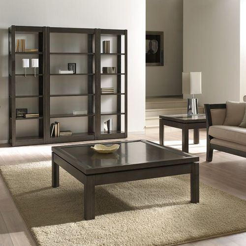 Table basse contemporaine - T-576 - ArtesMoble - en noyer / en hêtre / avec piètement en hêtre